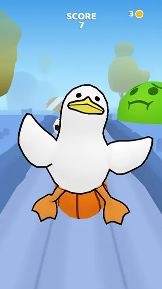 奔跑的鸭子(鸭子跑酷游戏)