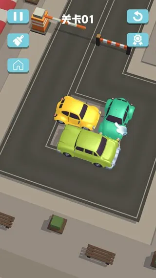 拥挤车位(车位停车游戏)