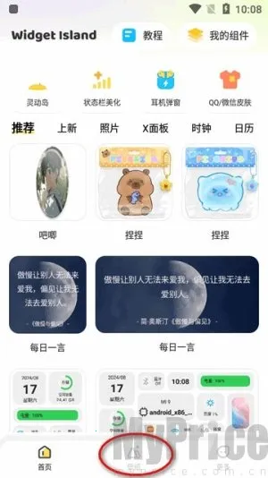 �����WidgetIsland(��������Ӧ��)