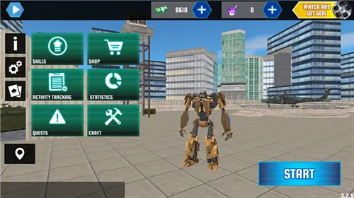 变形鲨鱼机器人无限金币钻石版 变形鲨鱼机器人无限金币钻石版