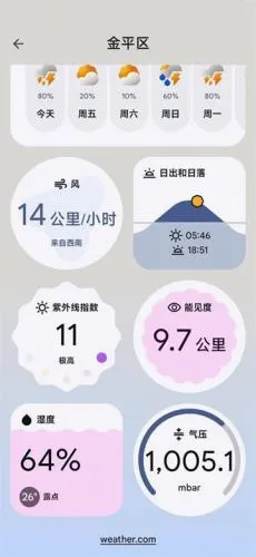 谷歌天气2026官方最新版本 谷歌天气2026官方最新版本